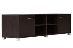 DeckUp Soneva Engineered Wood TV Unit (Wotan Oak & White, Matte Finish)