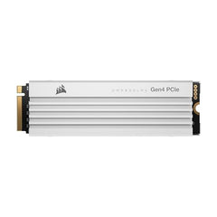 Corsair MP600 PRO LPX 2TB M.2 NVMe PCIe x4 Gen4 SSD - Optimized for PS5 (Up to 7,100MB/sec Sequential Read & 5,800MB/sec Sequential Write Speeds, High-Speed Interface, Compact Form Factor) White