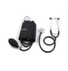 Rossmax GB102 Aneroid Blood Pressure Monitor Sphygmomanometer with Stethoscope (Black)