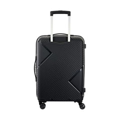 Kamiliant by American Tourister ATHER | Printed Trolley Bag Set of 3 (55+68+79 cms) for Travel|Hard Case Polypropylene (PP) Suitcase|360° 8-Wheel Spinner Luggage Trolley|Combination Lock | Black