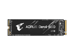 GIGABYTE AORUS NVMe Gen4 M.2 2TB PCI-Express 4.0 Interface High Performance Gaming, 3D TLC NAND, External DDR Cache Buffer, SSD GP-AG42TB
