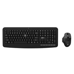 iBall ClickSet S450 Wireless Keyboard & Mouse Combo, 104-Key Full Size Keyboard, 12 Media Keys, Retractable Stand, ₹ Key, UV Coated Keys, Mobile Slot, 1200 DPI Mouse, 3 Buttons, High Precision