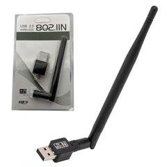 MLD 300Mbps USB WiFi Adapter, Wireless LAN Network Card Adapter Stick USB 2.0 Dongle for Desktop Laptop PC Windows 10 8 7 XP MAC OS MWA-101 (Plug-and-Play for Windows 10) -4Pcs