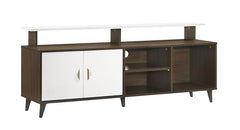 DeckUp Capella Engineered Wood TV Unit (Wotan Oak & White, Matte Finish)
