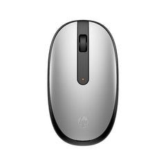 HP 240 Bluetooth Mouse/Ambidextrous; Compact Size; Portable Mouse/Red Optical Tracking/1600 dpi/3 Years Warranty/Pike Silver (43N04AA)