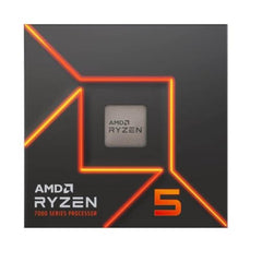 AMD 7000 Series Ryzen 5 7600 Desktop Processor 6 cores 12 Threads 38 MB Cache 3.8 GHz Upto 5.1 GHz AM5 Socket (100-100001015BOX)