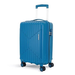 KAMILIANT by American Tourister Savvy|Trolley Bag Set of 3 (55+70+80 cms) for Travel| Hard Case Polypropylene (PP) Suitcase|360° 8-Wheel Spinner Luggage Trolley|Combination Lock|Sea Blue
