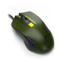 Arctic Fox Wired USB Gaming Mouse with Breathing Lights and DPI Upto 3600 (Charcoal Black)