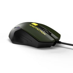 Arctic Fox Wired USB Gaming Mouse with Breathing Lights and DPI Upto 3600 (Charcoal Black)