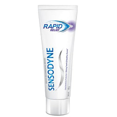 Sensodyne Toothpaste Rapid Relief | Fast Sensitivity Relief Tooth Paste Combo Pack - 160gm (80gm x 2) | Fresh Taste | Dentist Recommended