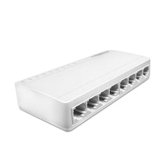 FRONTECH 8 Port Gigabit Ethernet Switch | 10/100/1000Mbps | Plug & Play LAN Hub for Router, Computer, Gaming Console, Printer & IP Camera | Wall Mountable | Hi-Speed Network Switch (NC-0052)