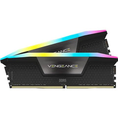 CORSAIR Vengeance RGB DDR5 RAM 32GB (2x16GB) 6400MHz CL36 Intel XMP iCUE Compatible Computer Memory - White (CMH32GX5M2B6400C36W)