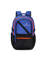 Aristocrat Hype 33L Laptop Backpack (Upto 17"), 2 Compartments, Grey | Spacious, Front & Side Pockets, Padded Straps, Premium Fabric & Zipper, Office/ College Bag, Unisex, 1-Year Global Warranty