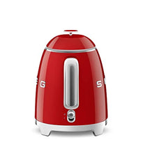 Smeg 0.8L Electric Kettle 1400W, Original Italian Brand, Patented Smeg Red Color, Highest Food Grade Stainless Steel Full Body, Soft Lid Opening System, Luxury 50's Style KLF05RDEU