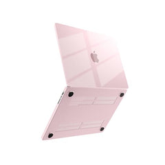 EooCoo Case for MacBook Air 15 inch M5 M4 M3 M2 2026-2023, Sparkly Clear