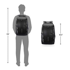 Arctic Fox Slope Anti-Theft Backpack (Dark Denim) | 23 Ltr Capacity|Water Resistant | Multipurpose Backpack |Rain Cover|15.6 Inches Unisex Laptop Bag with USB Charging Port