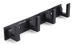 JAGGER JAG334 Wall Mounted Stainless Steel Wall Hooks for Hanging Cloth/Towel Hangers/Door Hangers/Hook Rail/Bthroom Hanger [ Combo Pack of 2 ] (Black, 6 PIN Hook)