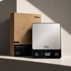 Kaizo NORI - Digital Kitchen Scale, 1g Accurate Food Weighing Machine with Stainless Steel Platform, 10kg Electronic Cooking Scale for Baking, Meal Prep, Diet, Portion Control & Weight Management
