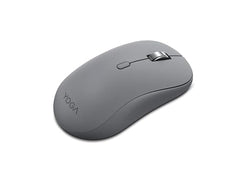 Lenovo Yoga Bluetooth Silent Mouse, 3 Level DPI Adjustment, 36 Month Battery Life, Bluetooth 5.3, 3 Device Paring, Whisper Quiet, Programmable Buttons, Smooth Finish, Luna Grey