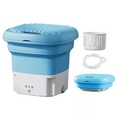 Portable Washing Machine, 16L Mini Washing Machine With Spin Basket, Small Portable Washer Machine Suitable for Underwear Small Clothes Dryer Deep Cleaning W6