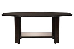 DeckUp Dusun Engineered Wood Coffee Table (Dark Wenge, Matte Finish)