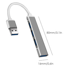Multifunctional 4 Port USB Hub Docking Station Converter 4 in 1 USB 3.0 Docking Station for iPad Laptop Mobile Hard Drives