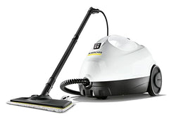 KARCHER SC 2 EasyFix Steam Cleaner, 1500W, 3.2 Bar Pressure, 1200L Steam/L Water, Chemical Free Cleaning, Removes 99.99% Viruses & Bacteria, EasyFix Floor Kit, Ideal for Home Use, German Tech, White