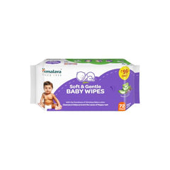 Himalaya Nature Touch Water Wipes for Baby's Sensitive Skin | 72NxPack of 3 | With Organic Coconut Oil | 99% Pure Water | 100% Plant-Based Biodegradable Wipes