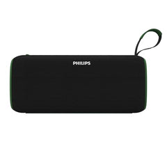 PHILIPS Audio TAS2400BK Portable Bluetooth Speaker with Stereo Sound, 32W RMS, 2400mAh Rechargeable Battery, BT v5.3 Connectivity, IPX4 Waterproof, Supports TF/USB/BT Modes with Hanging Strap (Black)