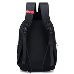 NORTH ZONE Lightweight school bags Backpacks for Boys Girls Stylish men and women Casual Travel Laptop Bag College office (BLACK)