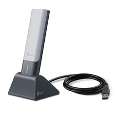 TP-Link AX1800 Wi-Fi 6 Dual Antennas High Gain Wireless USB 3.0 Adapter, Dual-Band, Auto Driver, MU-MIMO, Low- Latency, 1-Meter Cable, Supports Windows 10/11, Highly Secure WPA3 (Archer TX20U Plus)