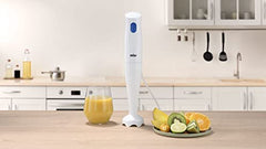 Braun MultiQuick 1, Powerful 450W Hand Blender, Made in Europe, EasyTwist Technology, Lightweight, Stainless Steel German Design, Dishwasher Safe, Make Baby Food, Chutney, Smoothie, Soup, MQ10.000P
