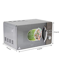 Haier 22L Convection Microwave Oven with KIDS Special Recipes (HIL2201CSSH,Silver)