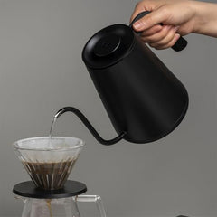 TIMEMORE Stainless Steel Fish Pro Smart Electric Pour-Over Kettle 900ML / BLACK, 1350 Watts