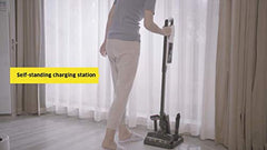 Karcher VC 4S Cordless 220-Watt Portable Handheld Bagless Vacuum Cleaner, with Rechargeable Lithium-Ion Battery for Floors, Carpets, Upholstery, Furniture & Cars(Yellow)