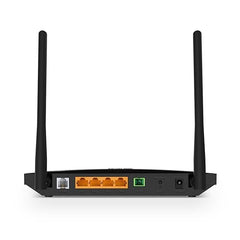 TP-Link XC220-G3V AC1200 Wireless 4 Gigabit Port, 1 VOIP Port, XPON Wireless Router (Black, Dual Band) with 2 External Dual Band Antennas, Easy Remote Management