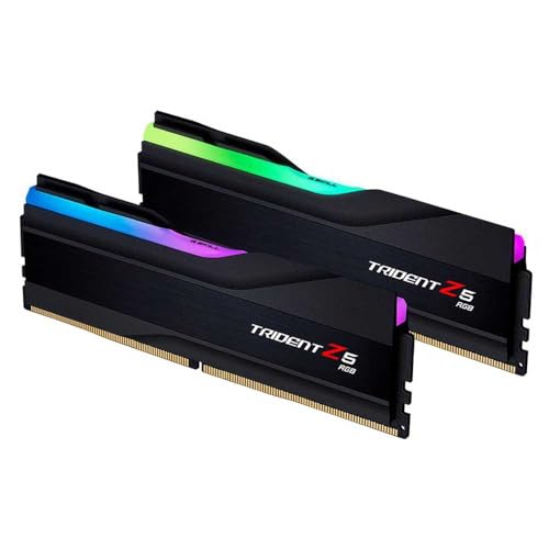 G.Skill Trident Z5 RGB 32GB (2 * 16GB) DDR5 6000 MHz CL36-36-36-96 1.35V Desktop Memory RAM - F5-6000J3636F16GX2-TZ5RK