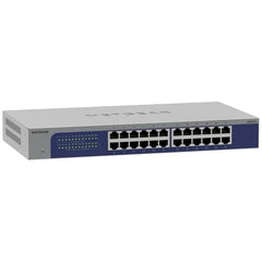 NETGEAR 24-Port Unmanaged Gigabit Ethernet Switch (GS324) - Desktop, Wall or Rack Mount, Quiet Operation
