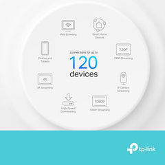 TP-Link Deco X10 AX1500 Whole Home Dual-Band Mesh Wi-Fi 6 System, AI-Driven, Coverage up to 3900ft²,Connect up to 120 Devices,Ideal for Gaming&4K, Alexa and Google Home Compatible, Pack of 2
