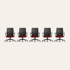 Interio by Godrej Curv Premium Mesh Wide Back Ergonomic Chair | Work from Home/Study Chair | 1-Year Warranty | Height Adjustable Chair | Heavy Duty PP Base | DIY Installation, Black