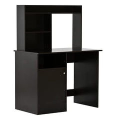 DeckUp Zeus Engineered Wood Study Table and Office Desk (Wotan Oak & White)