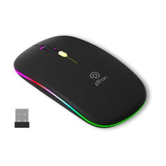 pTron Flick M12 Wired USB Mouse with 4 Buttons, 1600 DPI Optical Sensor, Precision Tracking, RGB Lights, 4 Adjustable DPI, Plug & Play Use, Ergonomic Design, for Windows OS (Black)