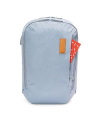 MOKOBARA Aisle 19L Laptop Backpack 15.6 Inch Office Travel Blue | Aerology Nylon Vegan Leather Flat Opening Compartment Disappearing Bottle Pocket Air Mesh Back For Men Women College Padded