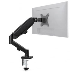 HIFFIN MS16 Monitor Stand, Gas Spring Single Monitor Arm for 32 Inch Screens, 2–10 kg Load Capacity, VESA 75x75 & 100x100 mm, Adjustable Monitor Desk Mount