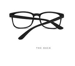 SYGA Anti-Blue Light, Resin Anti-Fall, Fashionable Health-Care Reading Glasses for Boy's and Girls (Black)