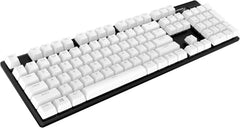 HyperX PBT Keycaps – Full Key Set, Double Shot PBT Material, (Layout), (Keys), White (519T5AA#ABA)