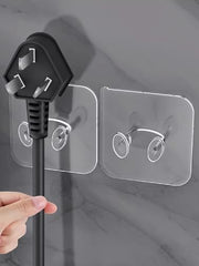 Shivstor 15 Pack Self Adhesive WallHook Heavy DutyHook for Hanging Without Drilling Transparent Nail Free StickyHook Strong Wall Hanger Set of 15 FlowerHook for Kitchen Bathroom Home Storage