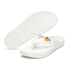 Yoho Drizzle Soft Slippers for Women, Mild Acupressure, Lightweight, Anti Skid & Slip, Diabetic Footwear for Woman, Home Wear Bathroom Chappal for ladies | Waterproof Monsoon & Rainy Footwear | Pastel Lavender - UK 5