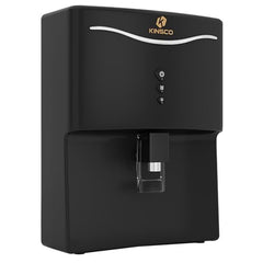 Kinsco Aqua Jazz ISI Copper Alkaline RO Water Purifier | RO + UV + UF + TDS + Copper Technology | Auto Start/Stop | 15L Tank Capacity | Black