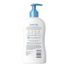 Cetaphil Baby Wash & Shampoowith Organic Calendula,Tear Free, Paraben, Colorant and Mineral Oil Free, 400ml